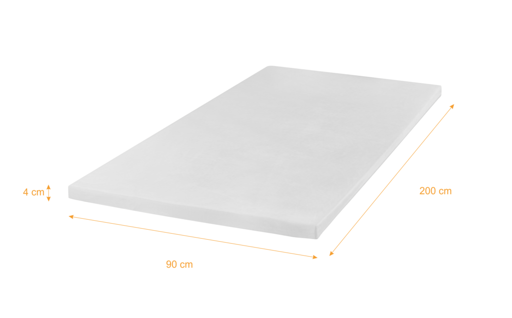 Top mattress - Memory Mattress Topper 90x200x4 cm