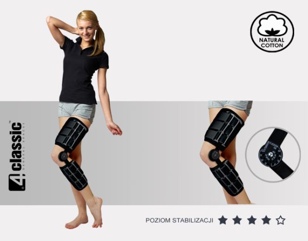 Lower limb orthosis with range of motion AM-KDS -AM/2R