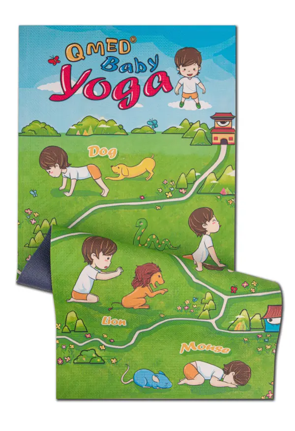 Qmed Baby Yoga - mata do ćwiczeń dla dzieci - obrazek 1