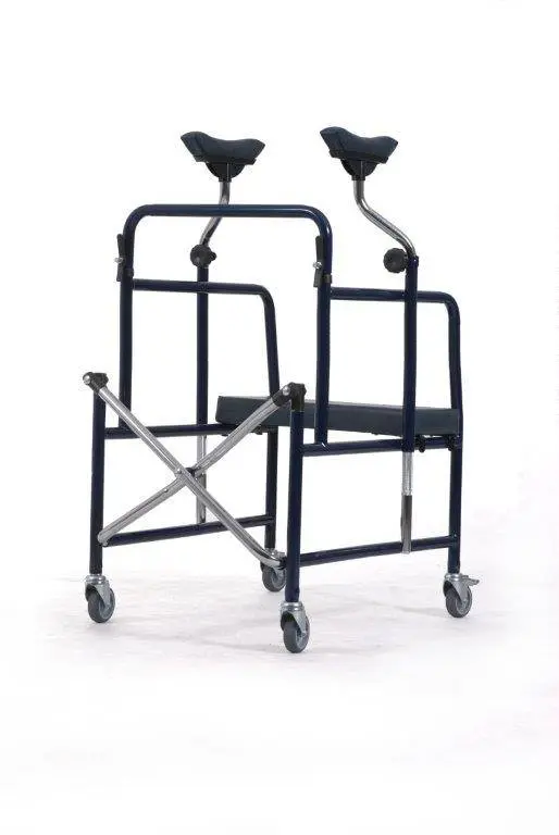 Four-wheel walker with armpit support 266 - Image 1