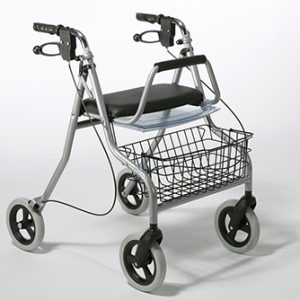 Four-wheel steel walker 275