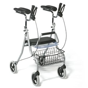 four-wheel walker with elbow support 276