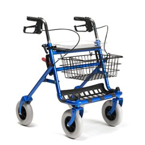 Four-wheel steel walker 286B