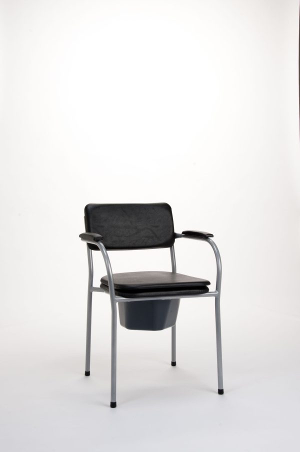 Toilet chair with sanitary container 9060