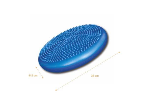 Balance disc sensory pillow with tabs