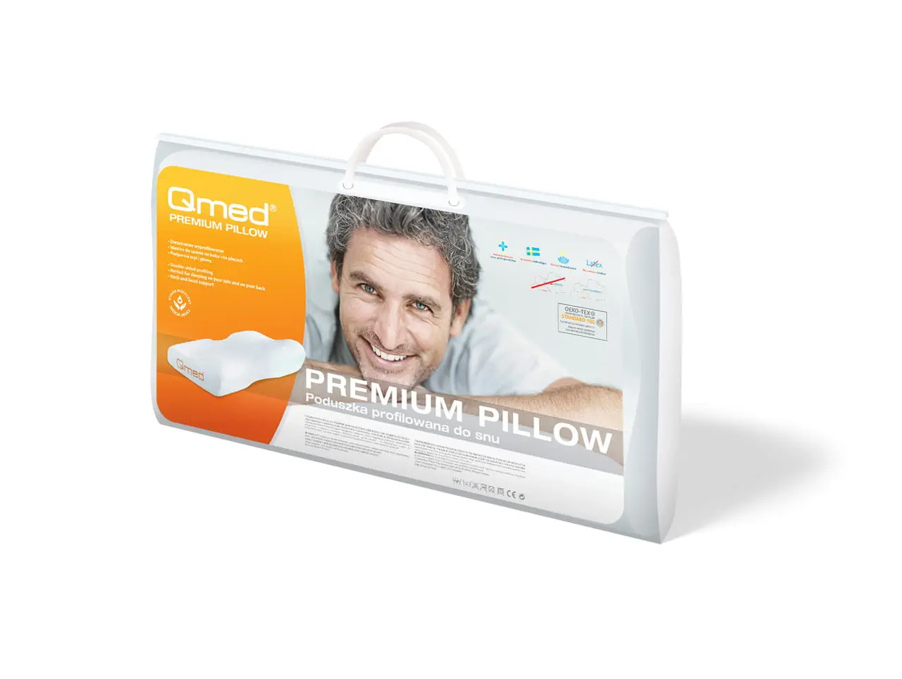 Premium Pillow Poduszka ortopedyczna do snu z podwójnym wcięciem - obrazek 1