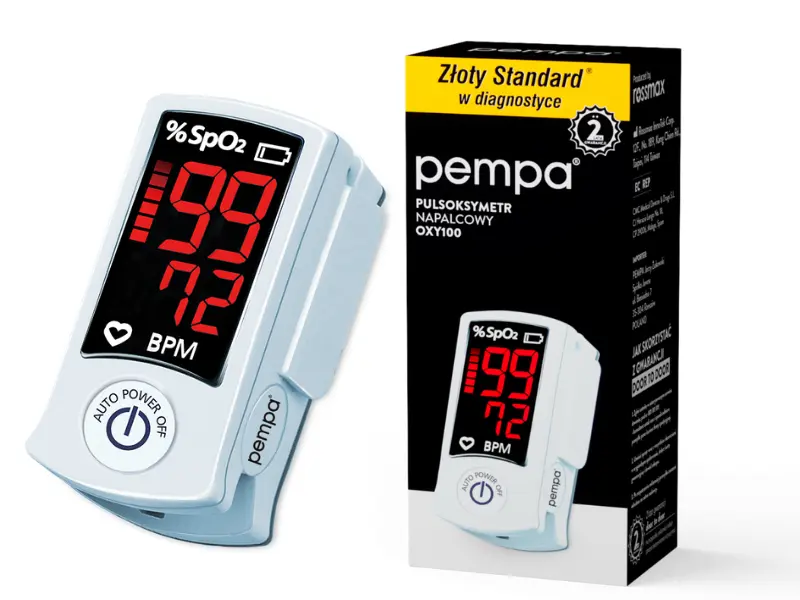 Pulsoksymetr napalcowy OXY 100 Pempa - obrazek 1