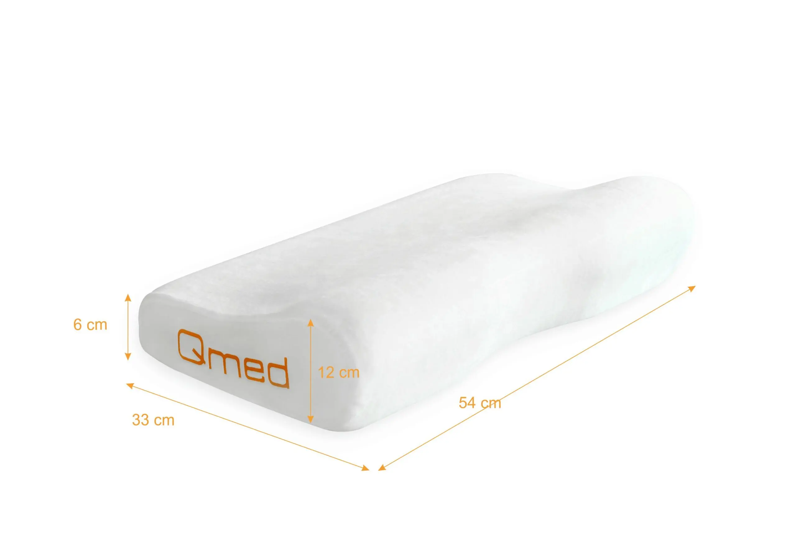 Standard Plus orthopedic sleep pillow with indentation - Image 1
