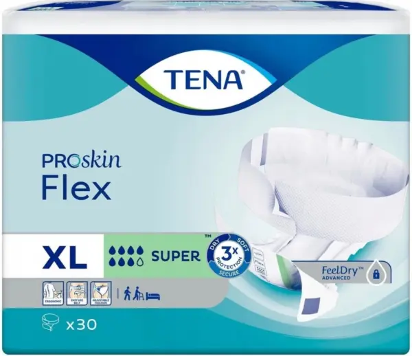 Tena Pieluchomajtki Flex Proskin Super X-Large - obrazek 1