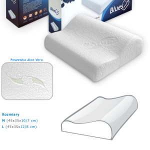 Blues orthopedic pillow