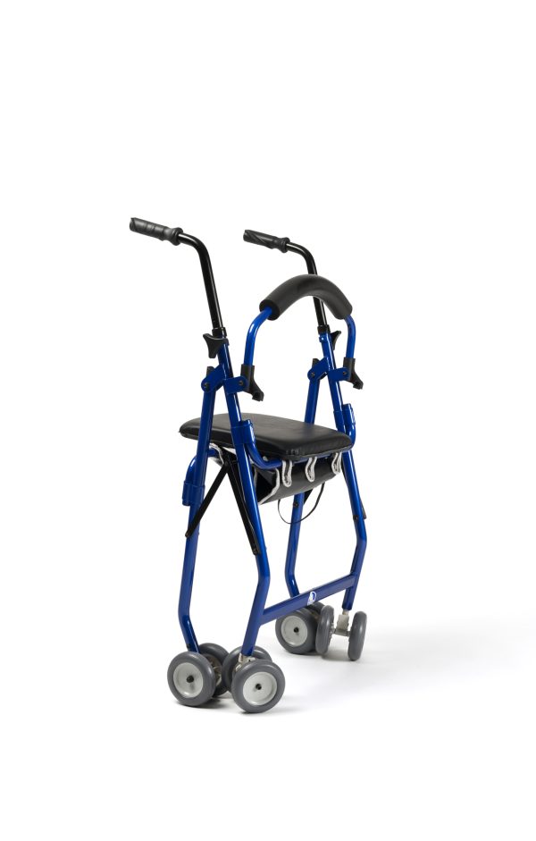 Four-wheel aluminium walker Cadeo - Image 2