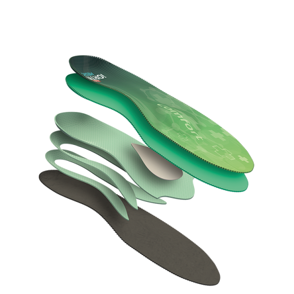 Comfort insoles for longitudinal and transverse flatfoot iOrto Medic Mazbit - Image 2