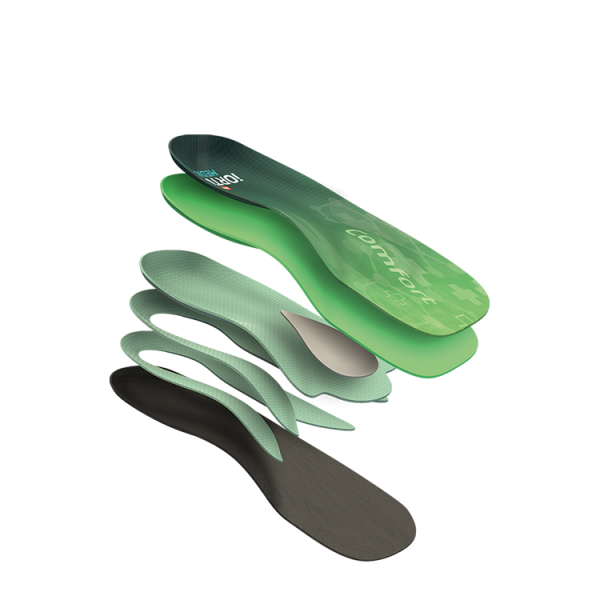 Comfort 2/3 insoles for longitudinal and transverse flatfoot iOrto Medic Mazbit - Image 2