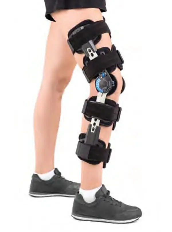Orteza stawu kolanowego pooperacyjna COMPACT PRO (Aparat na goleń i udo) OV51600 - obrazek 1