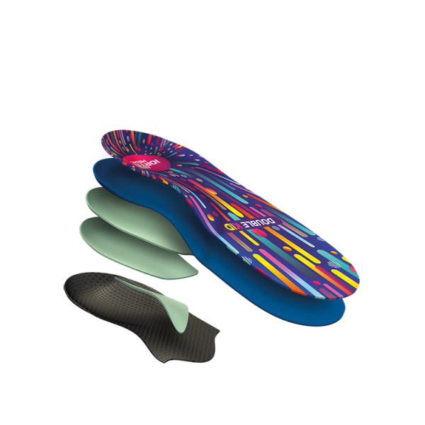 Double Kid supination and pronation iOrto Medic Mazbit insoles for children - Image 2