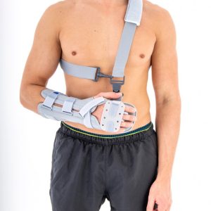 Wrist brace long open hand and forearm AM-OSN-L-01