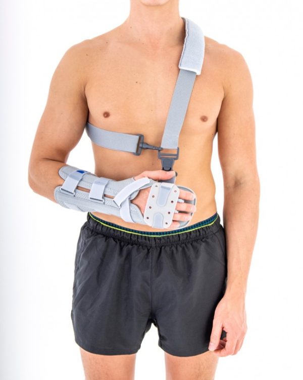 Wrist brace long open hand and forearm AM-OSN-L-01