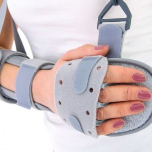 Wrist and forearm orthosis with hand shot AM-SN-LM