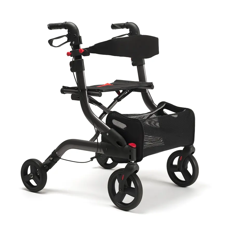 Four-wheel aluminium walker Four Light - Image 1