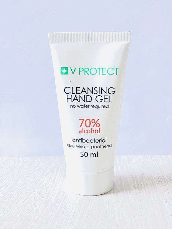 Antibacterial hand sanitizer gel 50 ml V Protect