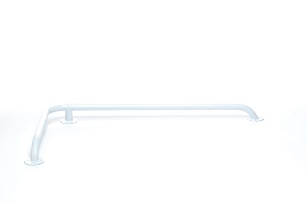 L-shaped IZZIE bathroom handles