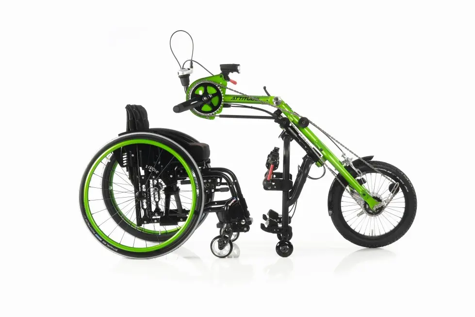 Przystawka rowerowa dziecięca do wózka inwalidzkiego Attitude Junior Sunrise Medical - obrazek 1