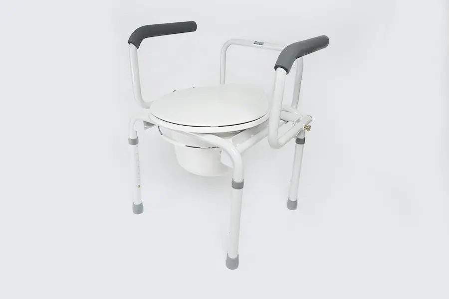 Toilet chair with sanitary container STACY - Image 1