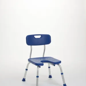 Taboret prysznicowy z wcięciem i oparciem Melbourne