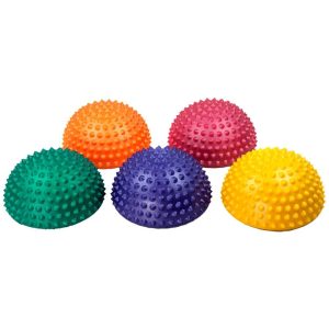 FOOT EXERCISE DEVICE WITH SPIKES - SENSORY HEMISPHERE 17 CM
