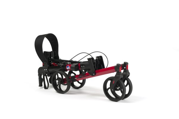 four-wheel aluminium walker Quava - Image 2