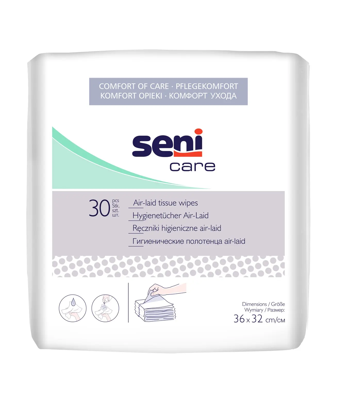 Seni Care ręczniki higieniczne air-laid - obrazek 1