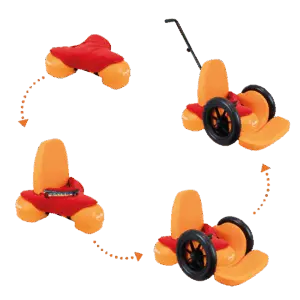 Scooot wielofunkcyjny jeździk dla dzieci 4 w 1 Firefly Leckey - obrazek 1