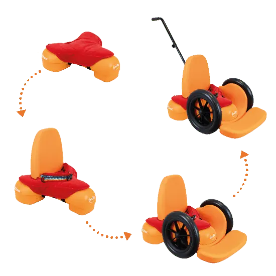 Scooot wielofunkcyjny jeździk dla dzieci 4 w 1 Firefly Leckey - obrazek 1
