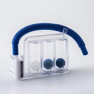 Breathing trainer Tri-ball spirometer breathing exercises