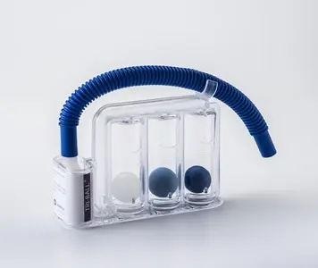Breathing trainer Tri-ball spirometer breathing exercises - Image 1