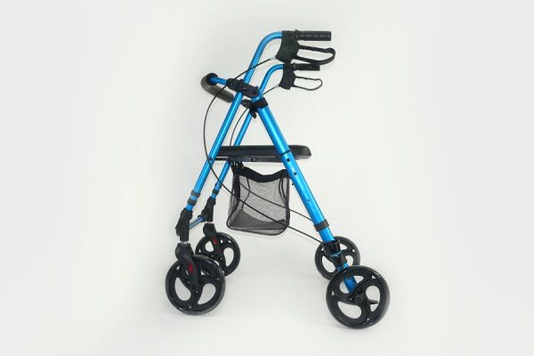 Four-wheel aluminium walker Eco plus - Image 4