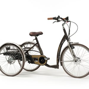 Rower rehabilitacyjny trójkołowy dla dorosłych - elektryczny Vintage-E Vermeiren