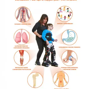 WALKER HKAFO Pediatryczna orteza biodrowo kolanowo skokowo stopowa - obrazek 2