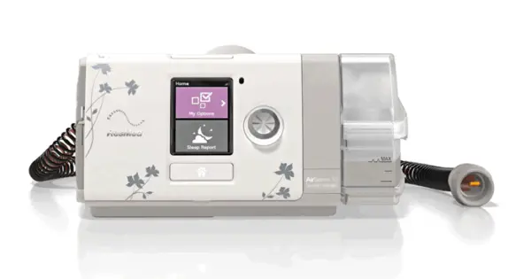 Aparat do bezdechu sennego AirSense 10 Autoset for Her z podgrzewanym nawilżaczem i podgrzewanym przewodem (AUTO CPAP) - obrazek 1